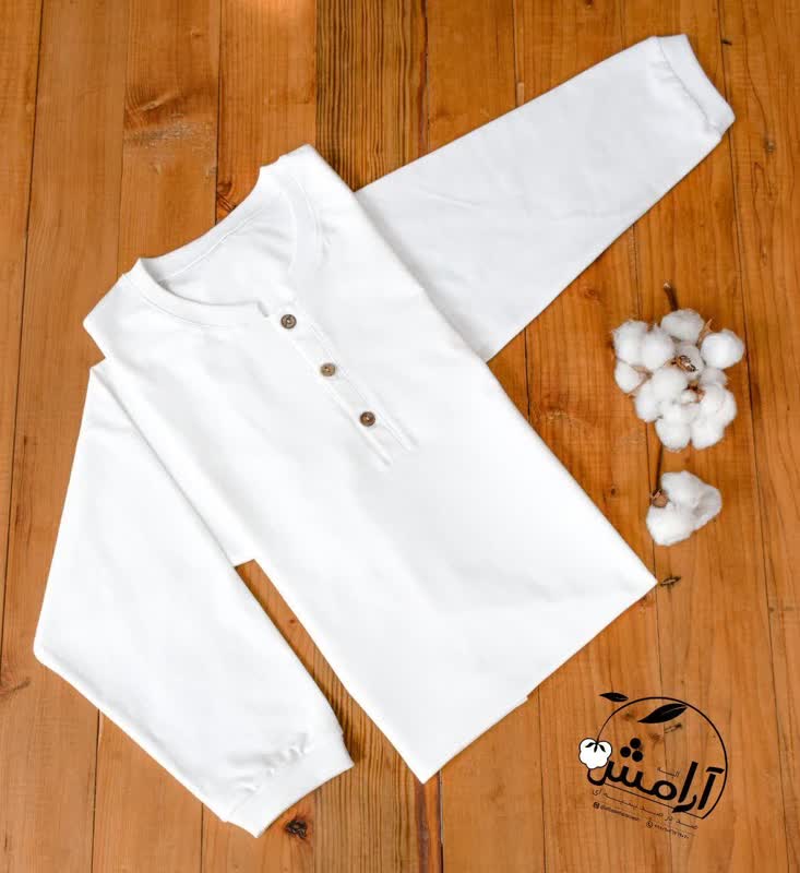 تیشرت سه دکمه مردانه